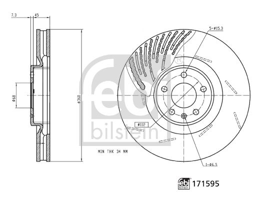 FEBI BILSTEIN Jarrulevy 171595